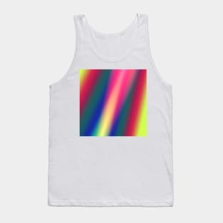 blue green red yellow  texture abstract design Tank Top